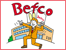 16 Befcoの由来はBeika Frontire companyの略で常に新しいことに挑戦していくという意味である